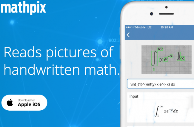 Mathpix – Aplicativo para celular que resolve problemas matemáticos escritos à mão